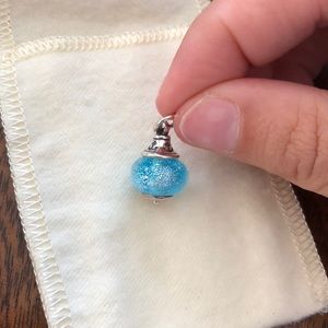 Hope Finial with Frosted Blue Charm